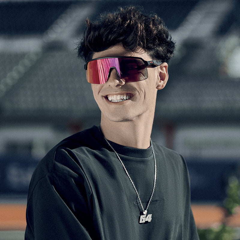 Load image into Gallery viewer, 0OO9463-6239 Oakley Sutro Lite MotoGP Sunglasses Matte Black Frame with PRIZM Road Lens
