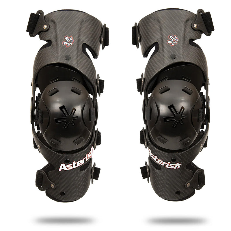 Load image into Gallery viewer, Asterisk Carbon Cell 1.2 Knee Braces - pair
