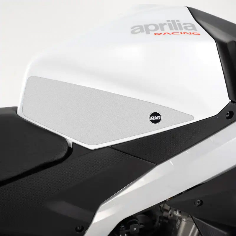 Load image into Gallery viewer, R&amp;G Tank Traction Grips for Aprilia RS457 24- Clear
