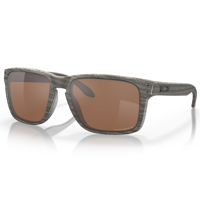 Load image into Gallery viewer, 0OO9417-0659 Oakley Holbrook XL Sunglasses Woodgrain Frame PRIZM Tungsten Polarized Lens
