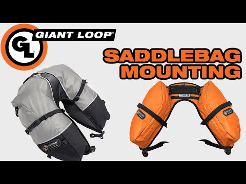 Load and play video in Gallery viewer, Giant Loop MoJavi Saddlebag - Black
