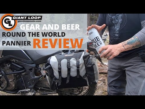 Load and play video in Gallery viewer, Giant Loop Round The World Panniers - Black
