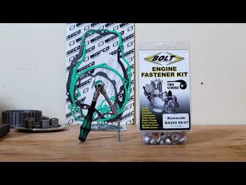 Load and play video in Gallery viewer, Bolt Engine Fastener Kit Honda CRF450R '17-'20 CRF450RX '17-'19
