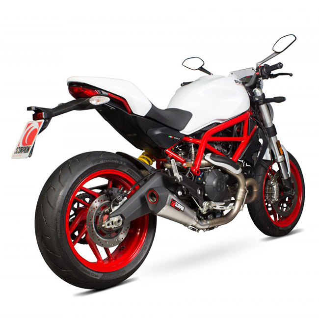 Load image into Gallery viewer, Ducati Monster 797 17-18 Removes Factory Catalyst.
