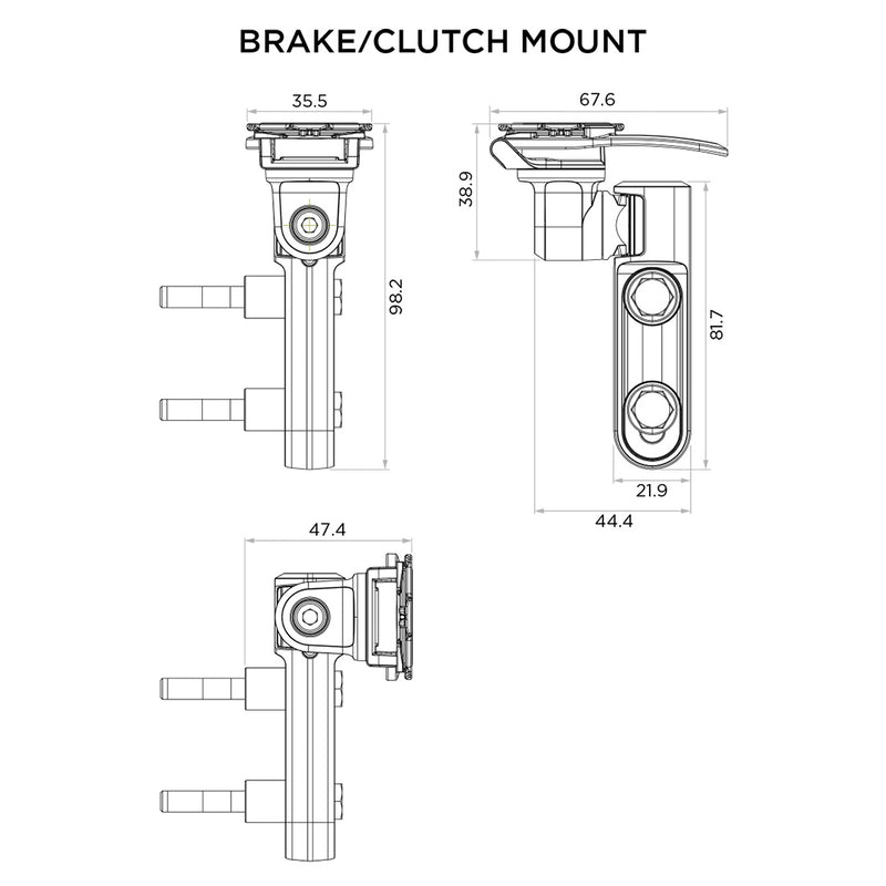 Load image into Gallery viewer, Motorcycle - Brake/Clutch Mount

