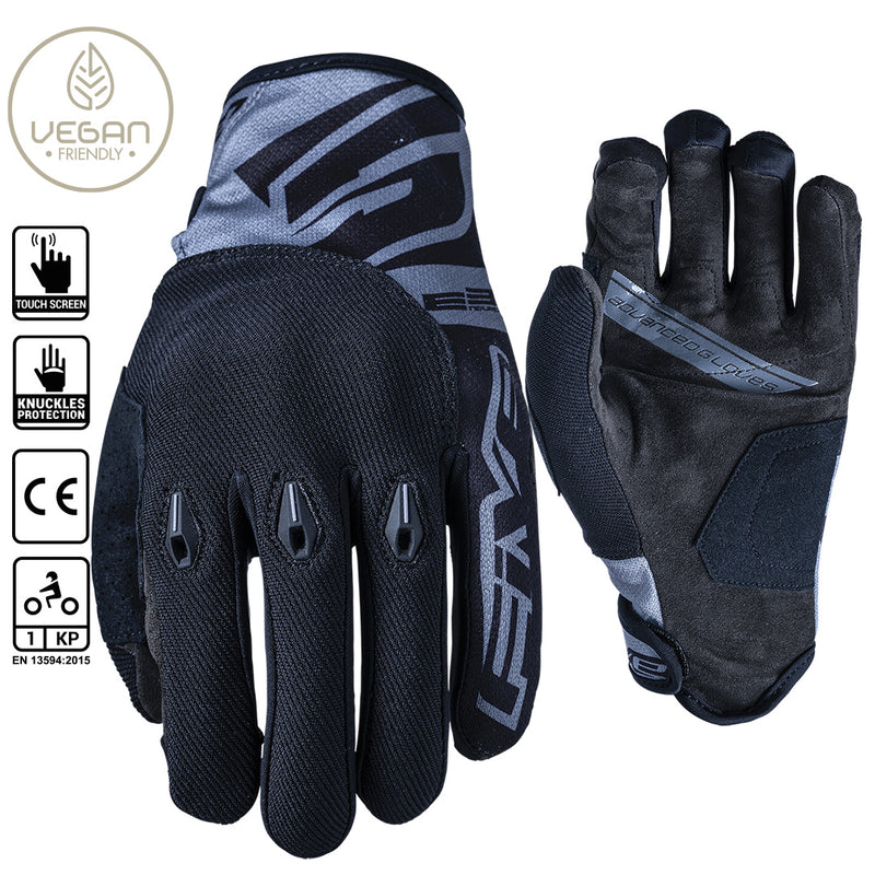Load image into Gallery viewer, FIVE E3 EVO Gloves Black
