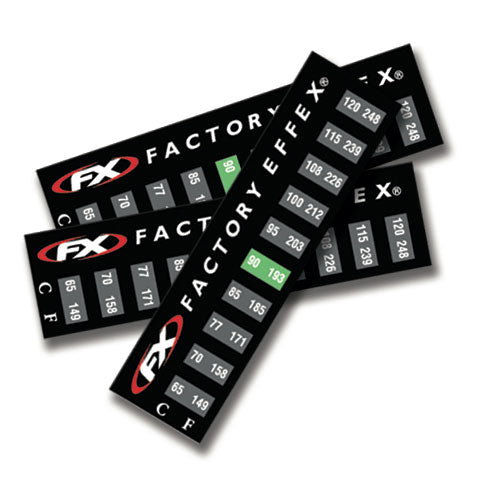 Load image into Gallery viewer, FACTORY EFFEX TEMP STICKERS (3 PACK)
