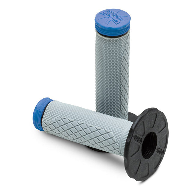 Load image into Gallery viewer, MX Tri Density Grips - Full Diamond - Blue

