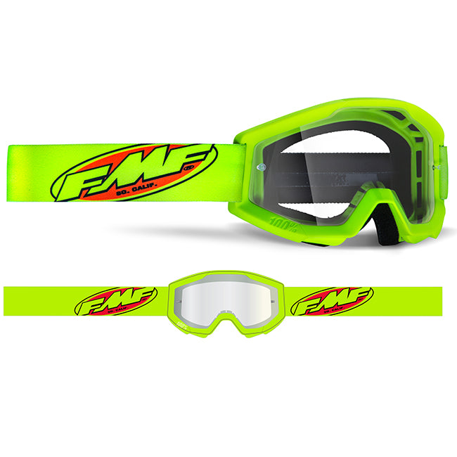Load image into Gallery viewer, FMF POWERCORE Goggle Core Yellow - Clear Lens
