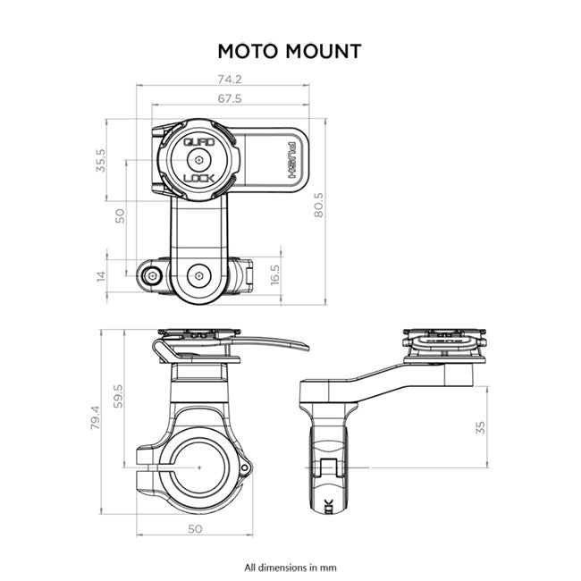 Load image into Gallery viewer, Motorcycle - Handlebar Mount
