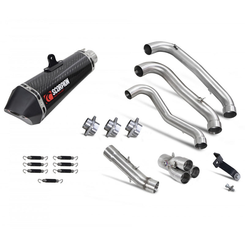 Load image into Gallery viewer, SERKET TAPER FULL SYSTEM CARBON, TRIUMPH TIGER 660 22-CURRENT
2022 - 2022
