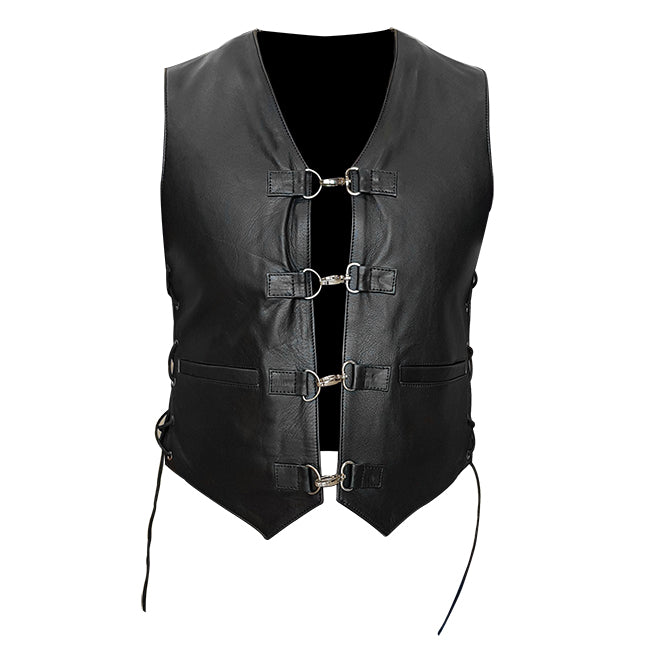 Load image into Gallery viewer, Black Leather Vest
