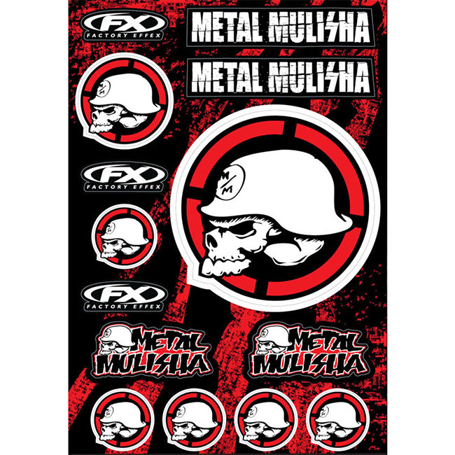 Load image into Gallery viewer, FX16-68052 Factory Effex MetalMulisha Sticker Kit2
