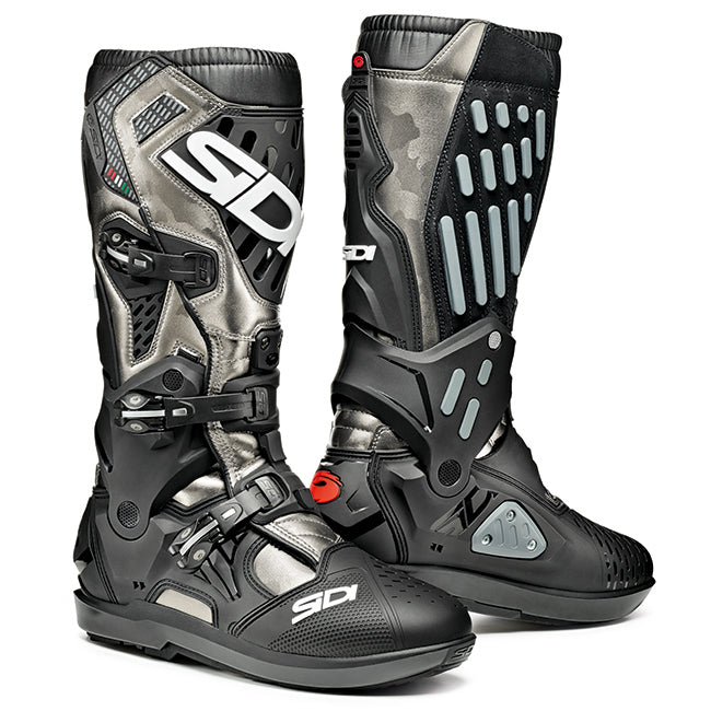 Load image into Gallery viewer, SIDI ATOJO SRS Lead Grey_Black MX Boots
