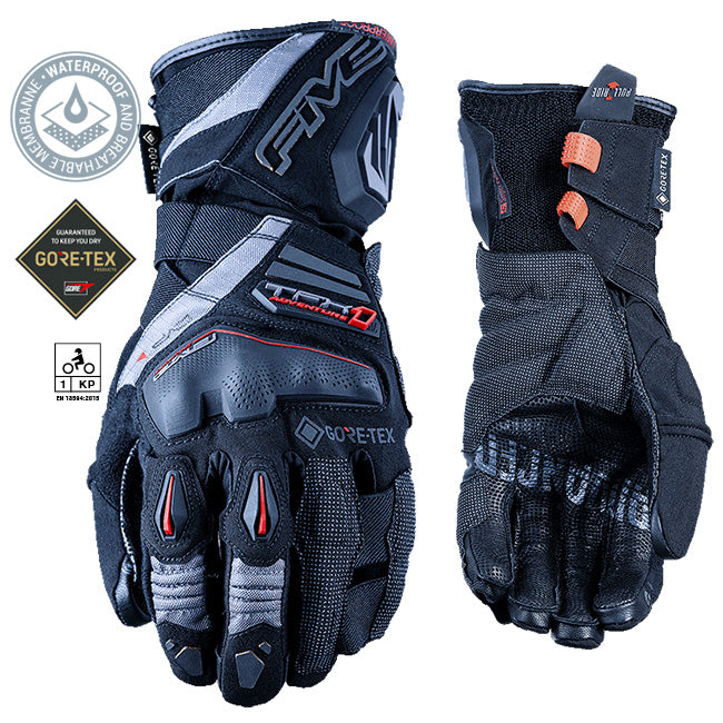 Load image into Gallery viewer, FIVE TFX1 GTX Gloves Black Grey
