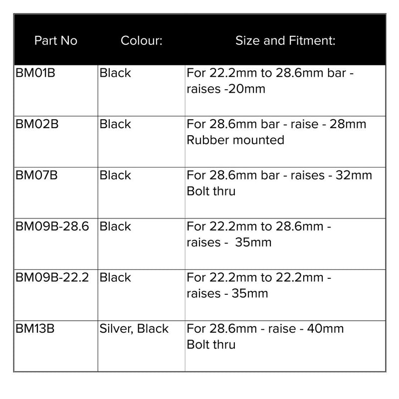 Load image into Gallery viewer, ARTRAX Bar Risers
