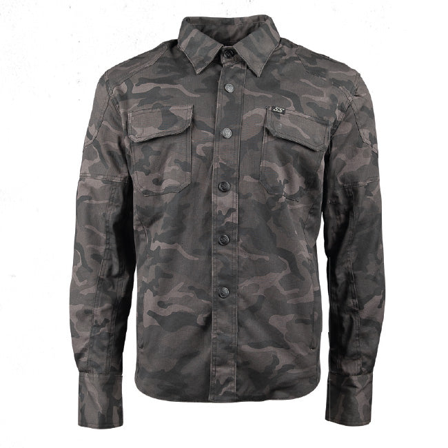 Load image into Gallery viewer, Call To Arms Moto Shirt - Camo
