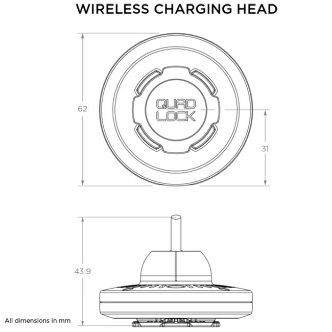 Load image into Gallery viewer, Quad-Lock-Wireless-Charging-Head-(Non-Motorcycle)
