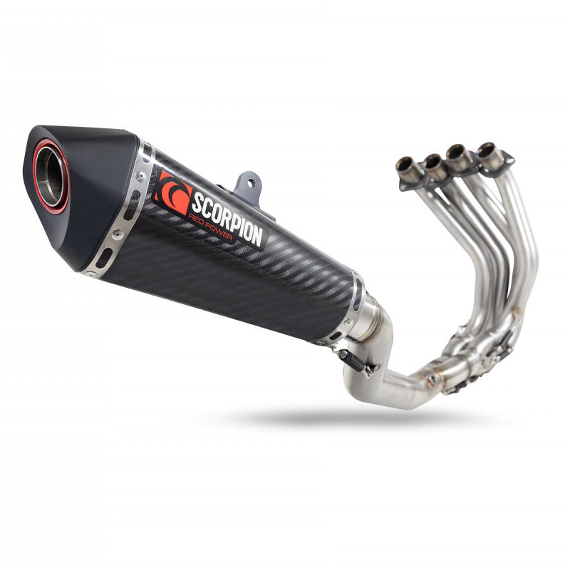 Load image into Gallery viewer, Ninja ZX-25R Serket Taper Full System Carbon Fibre Sleeve 2020-2022
