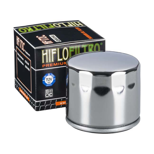 Load image into Gallery viewer, HiFlo HF172C Oil Filter - Chrome
