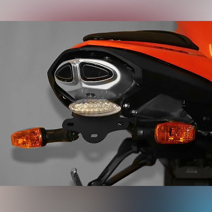 Load image into Gallery viewer, Tail Tidy is suitable for the Kawasaki ZX6R &#39;07-&#39;08 and includes the replacement rear light unit.
