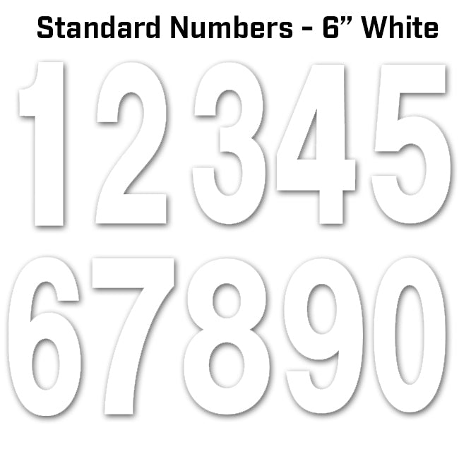 Load image into Gallery viewer, Factory Effex Standard Numbers White
