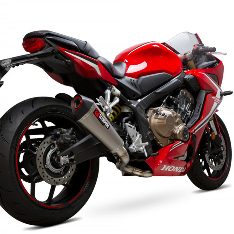 Load image into Gallery viewer, SERKET TAPER FULL SYSTEM TITANIUM, HONDA CBR 650 R 21-CURRENT
2021 - 2022
