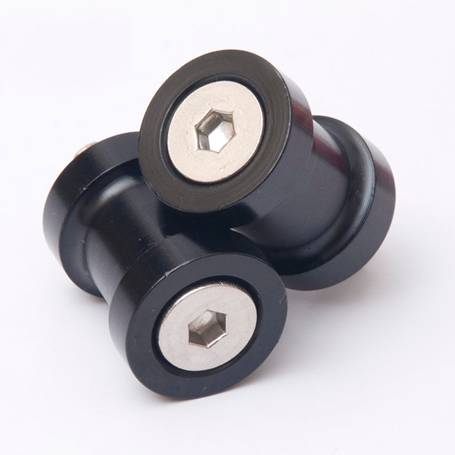 Load image into Gallery viewer, R&amp;G Paddock Stand Bobbins Black
