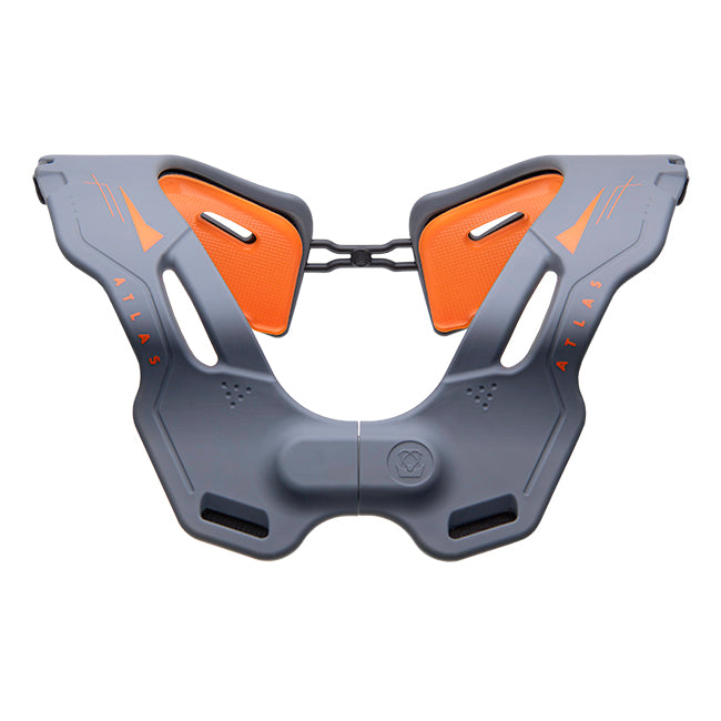 Load image into Gallery viewer, Front - ATLAS VISION ANTI-COMPRESSION COLLAR  Grey Orange
