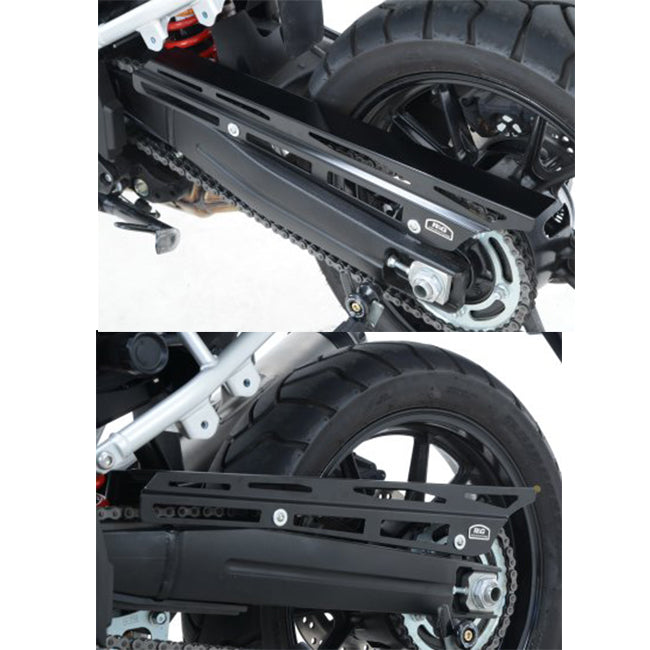 Load image into Gallery viewer, Chain Guard, available in Black or Silver
