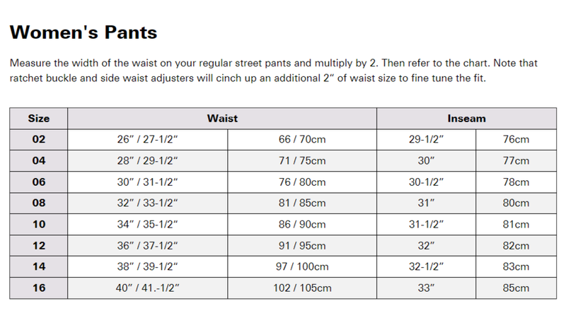 Load image into Gallery viewer, ANSWER Womens Pants Size Chart
