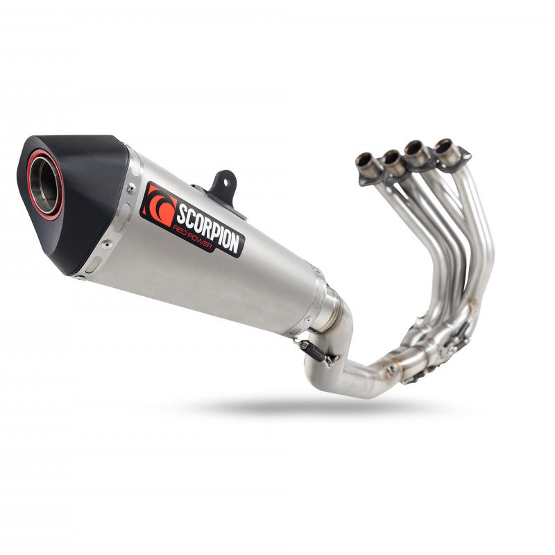 Load image into Gallery viewer, Ninja ZX-25R Serket Taper Full System Titanium Sleeve 2020-2022
