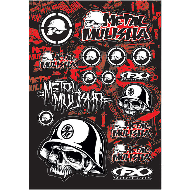 Load image into Gallery viewer, FX14-68050 Factory Effex MetalMulisha Sticker Kit1

