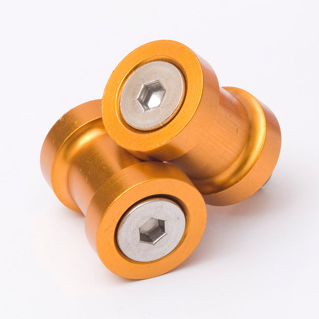 Load image into Gallery viewer, R&amp;G Paddock Stand Bobbins Gold
