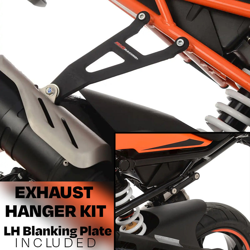 Load image into Gallery viewer, Exhaust Hanger Kit forKTM RC390 RC200 RC125 &#39;22- includes LH Blanking Plate
