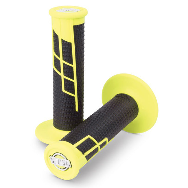 Load image into Gallery viewer, Clamp On Grip - 1/2 Waffle - Neon Yellow Black
