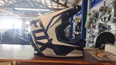 FOX YOUTH V1 PRIX HELMET ECE [NAVY] YL RRP $259.95